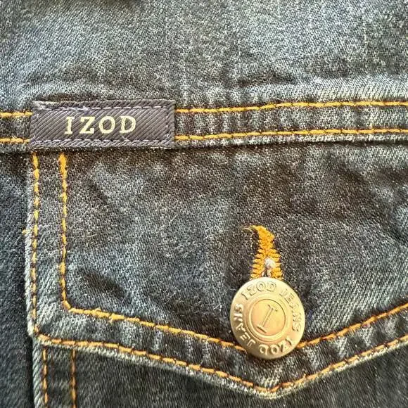 Vintage Izod Jean Jacket XL  Like New - Picture 3 of 4